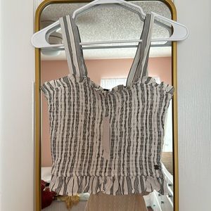 Roxy crop tank top size medium